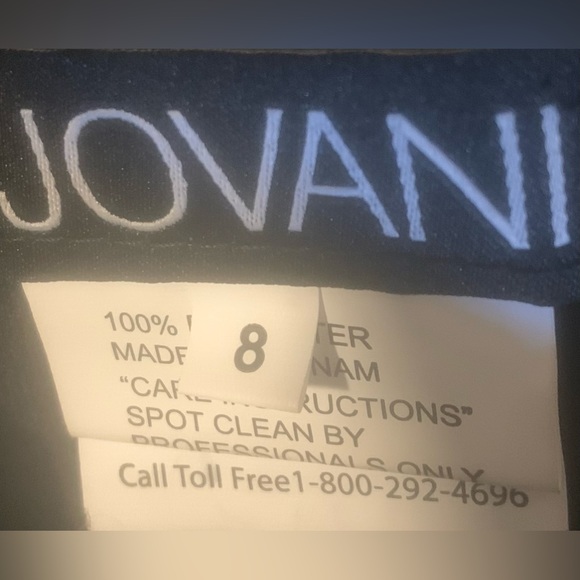 Jovani Leopard Print Evening Gown with Trumpet Train - Picture 4 of 4